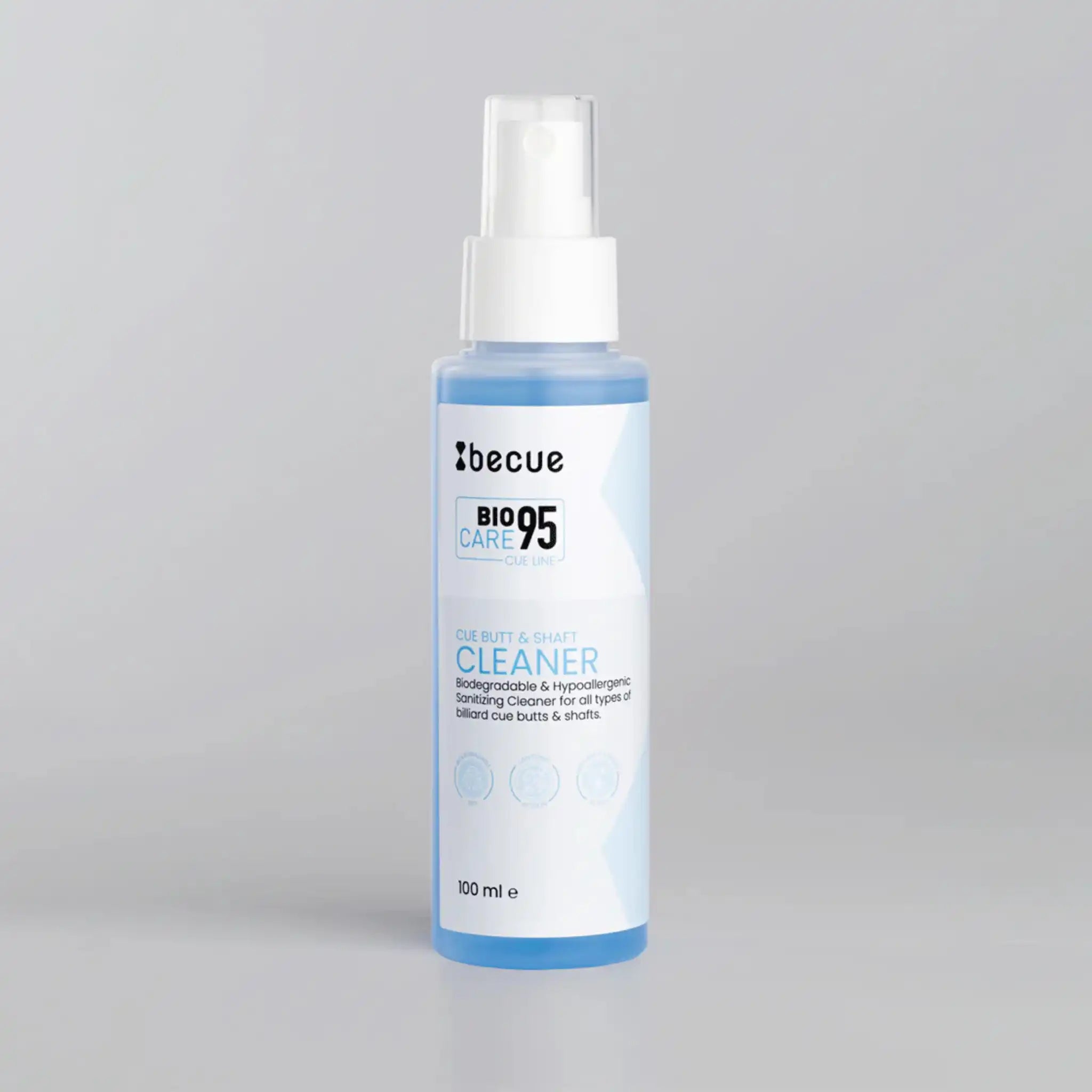 Kit de limpeza e manutenção Becue para varas e punhos de bilhar Kit de limpeza e manutenção Becue para varas e punhos de bilhar